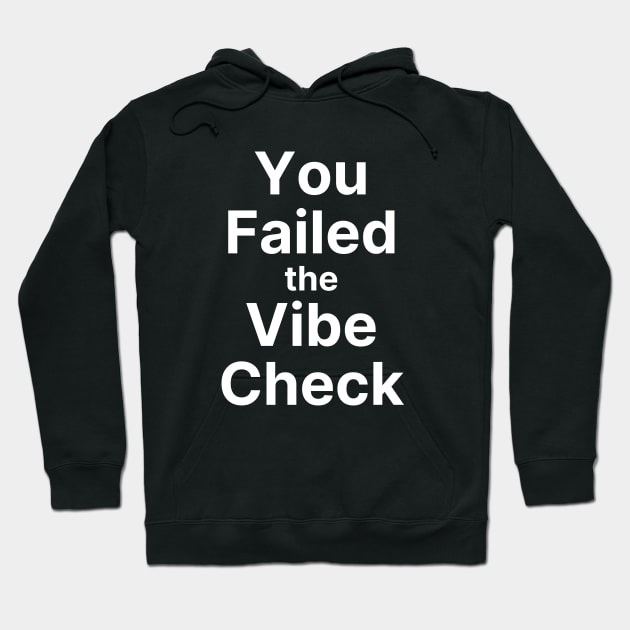 You Failed the Vibe Check Hoodie by FunnyStylesShop